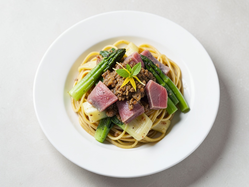 Spargel-Lachs-Pasta