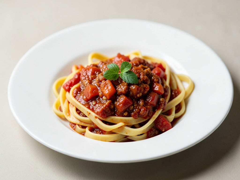Nudeln mit Tomaten-Salsiccia-Soße