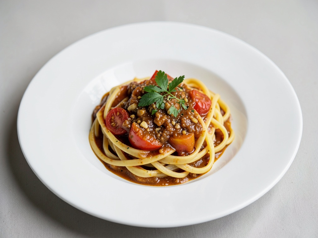 Nudeln mit Tomaten-Cabanossi-Soße