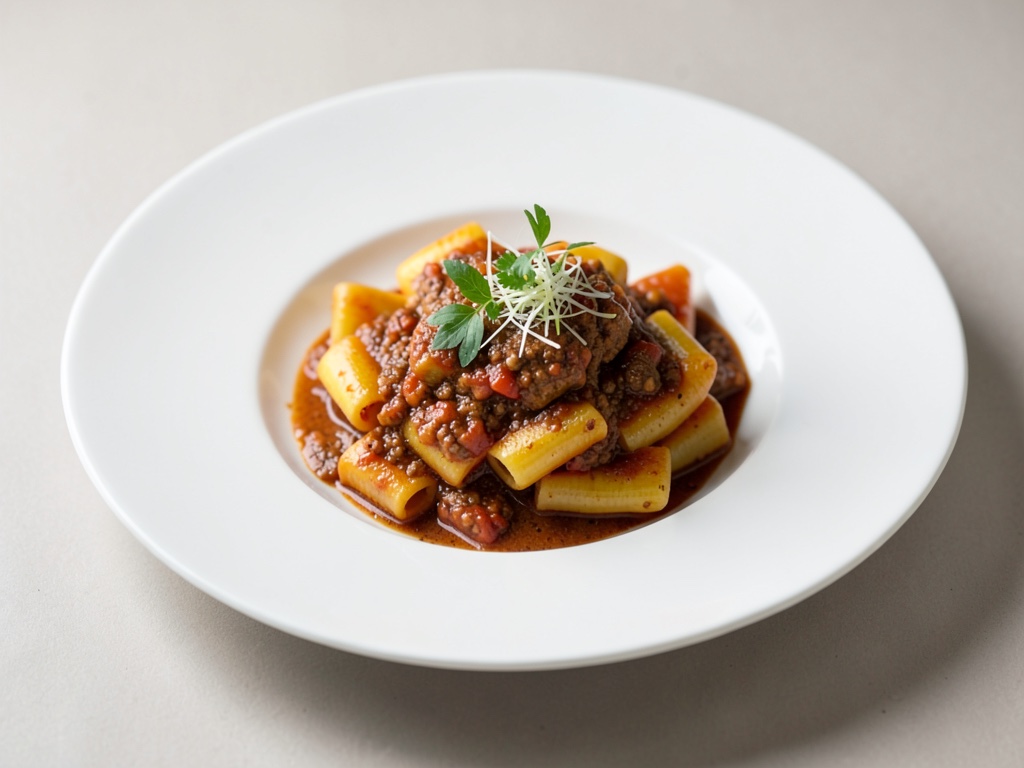 Bucatini mit würziger Räucher-Tofu-Tomatensoße