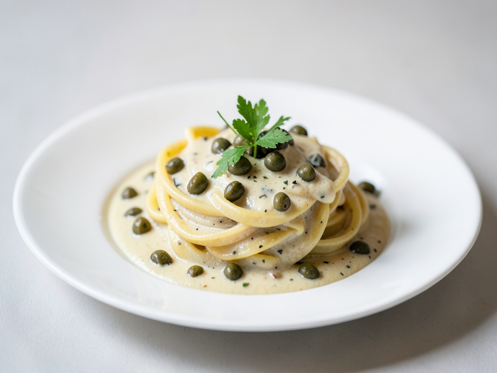 Cremige Fenchel-Pasta-Sauce mit Kapern