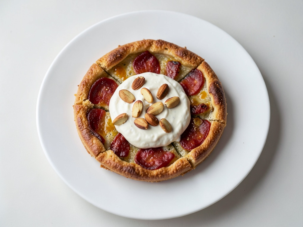 Torta di pastinache con yogurt e salsa
