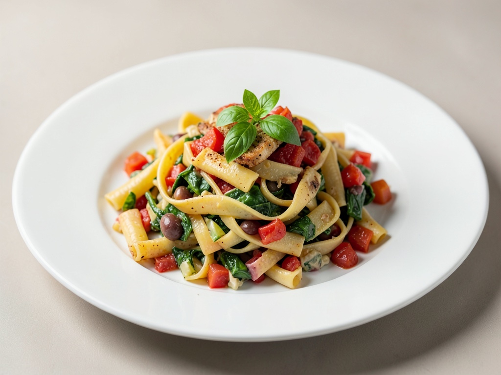 Insalata Caprese di Pasta in Padella