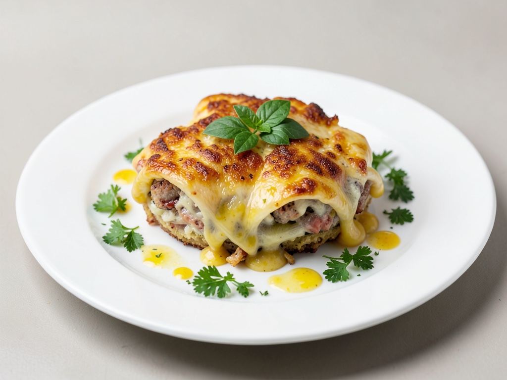 Rotoli di crepes di pollo gratinati al formaggio