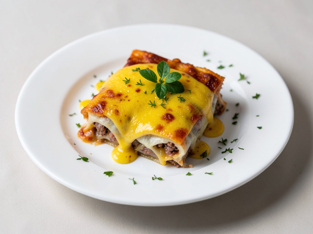 Käse-Pfannkuchen-Lasagne