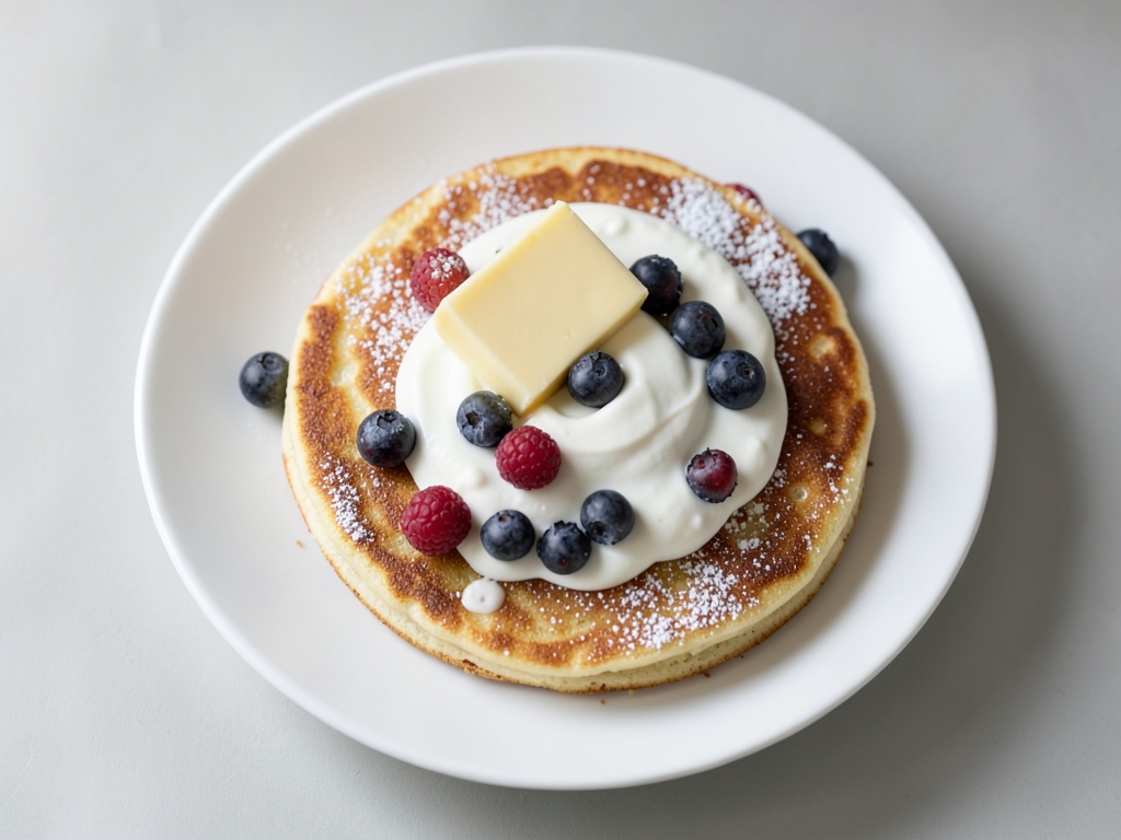 Crespole ai frutti di bosco e yogurt