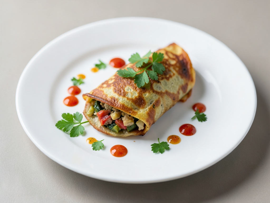 Crepes di verdure ripiene
