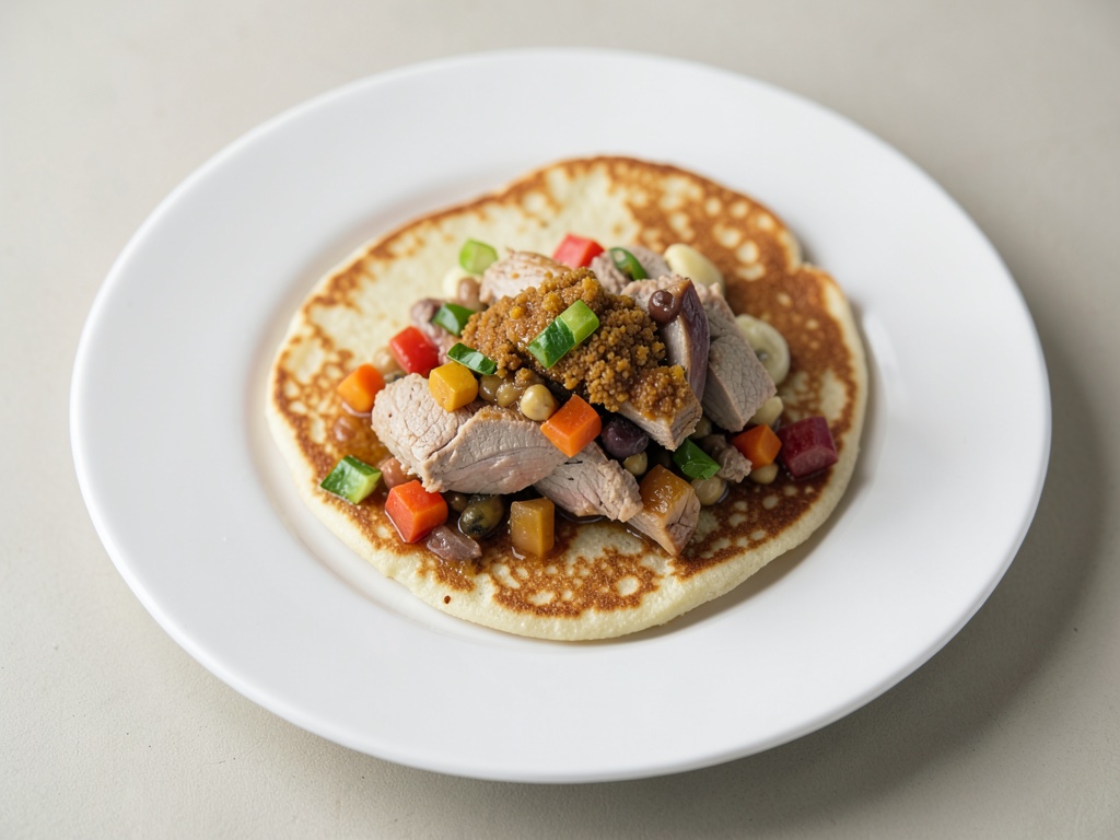 Crespelle ripiene di pollo e verdure