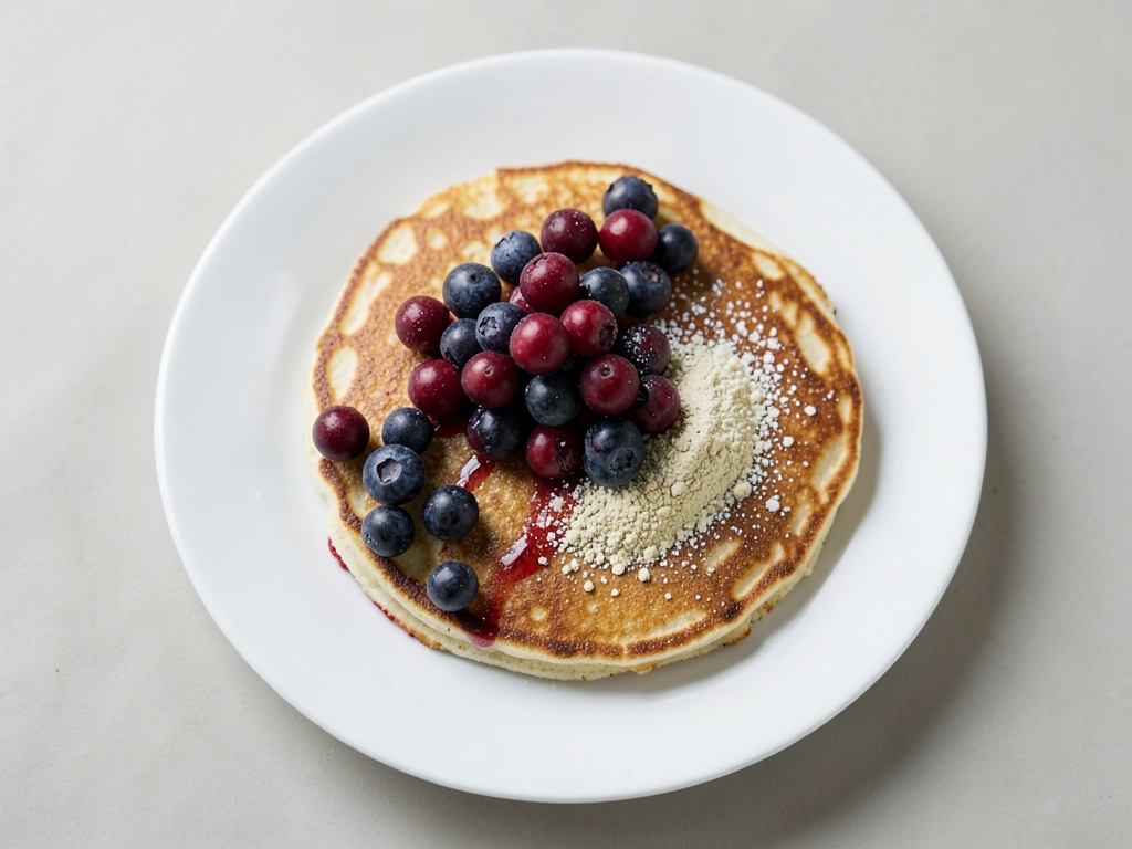 Fluffige Blaubeer-Pfannkuchen
