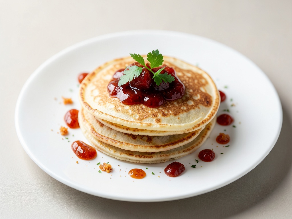 Crespole con marmellata di albicocche