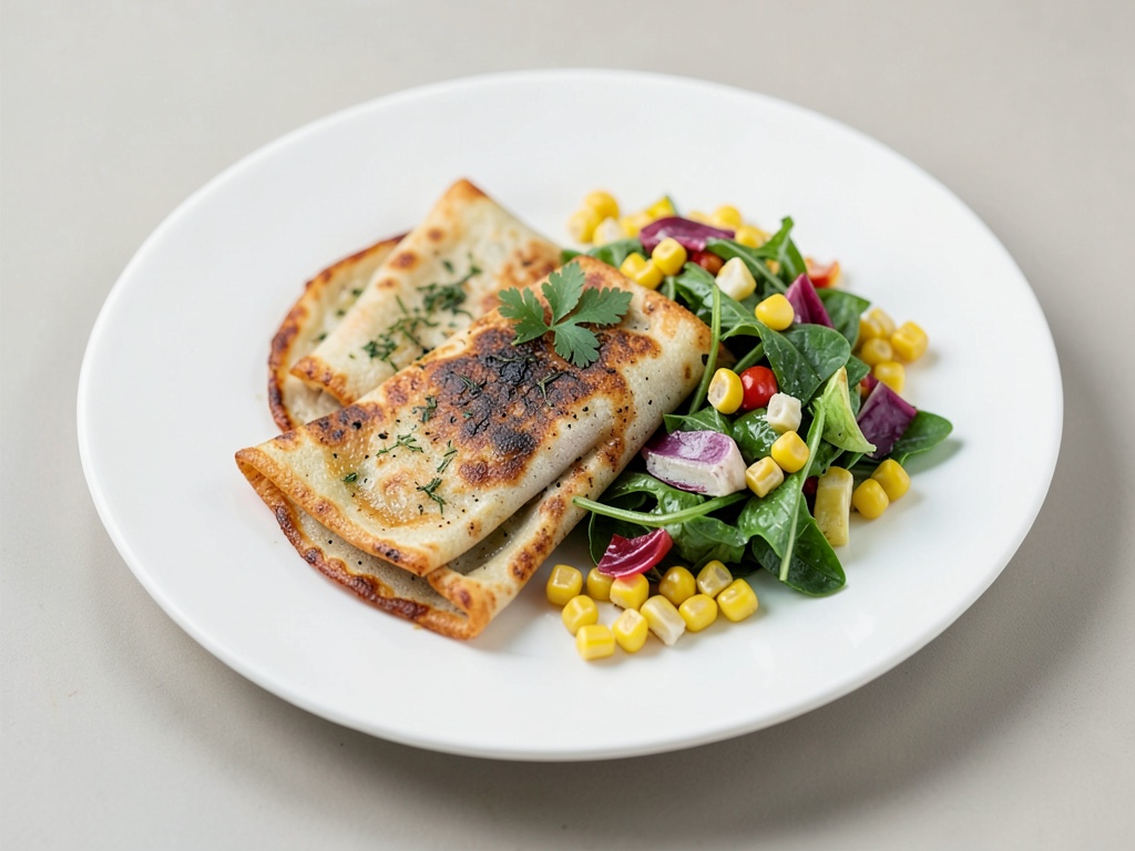 Crepes di Salmone Trota con Valeriana