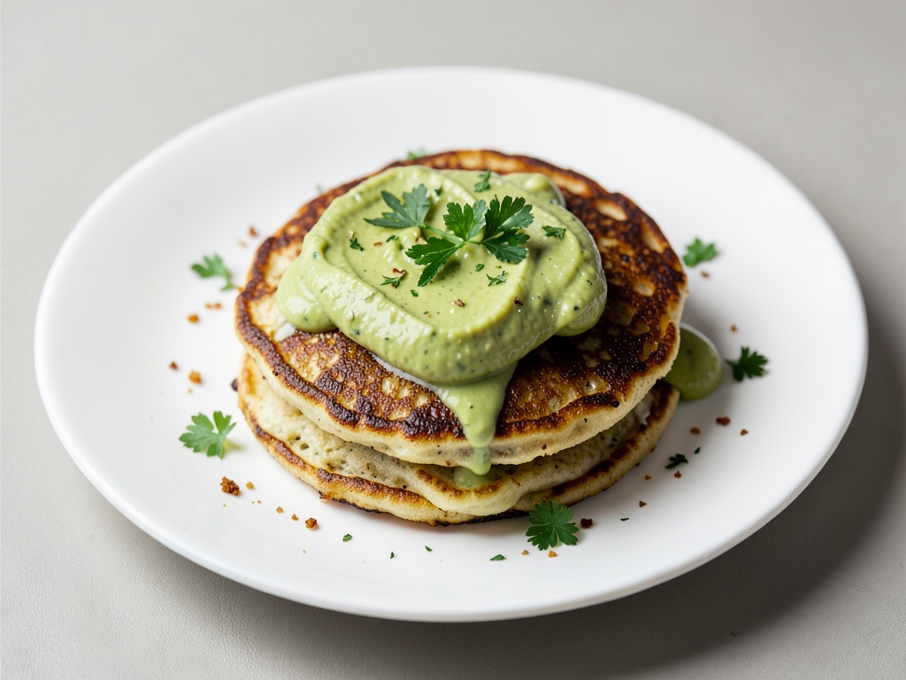 Frittelle di peperoni con avocado cremoso