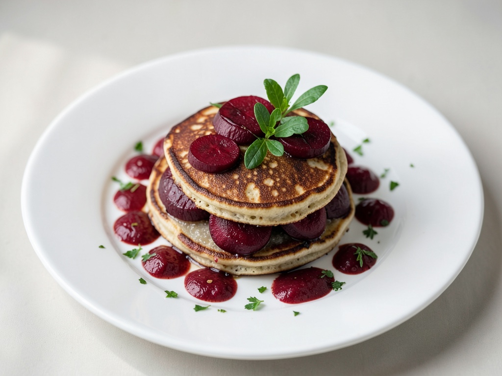 Crêpes farcies aux légumes de betterave