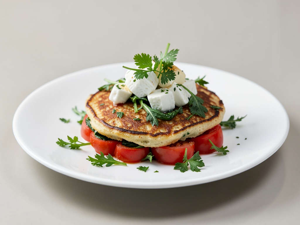 Focaccine salate con pomodoro, mozzarella e dente di leone