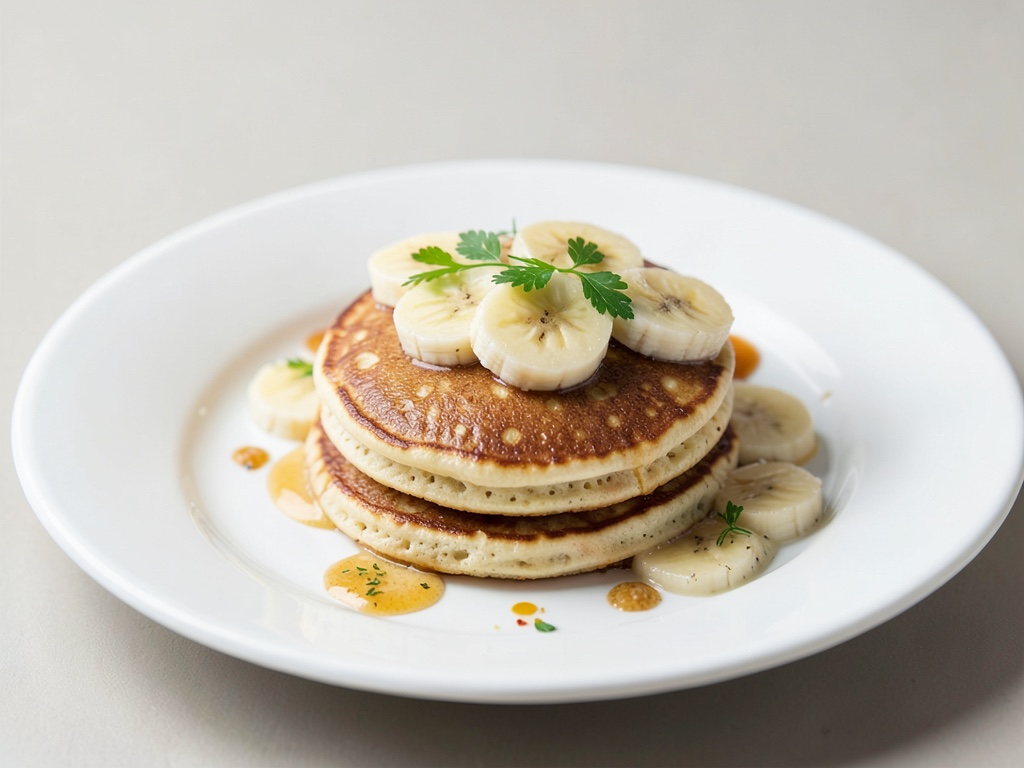 Crespelle senza zucchero con banane