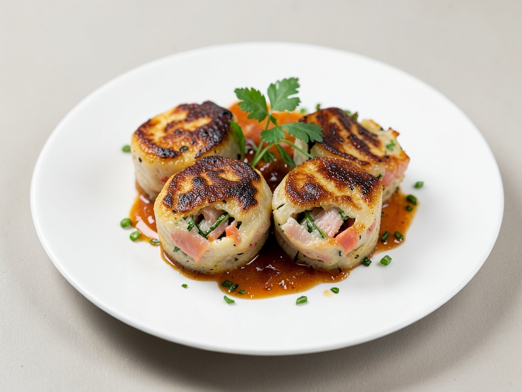 Smoked Salmon Pancake Rolls