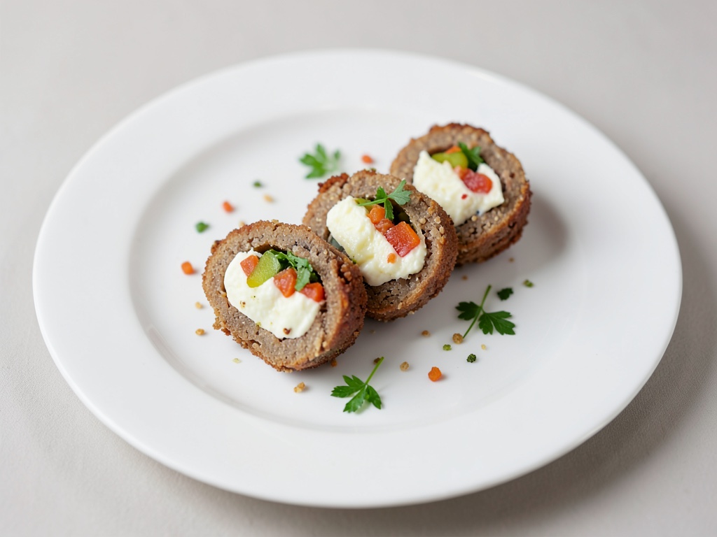 Rulitos de zanahoria con queso de cabella en masa de espelta