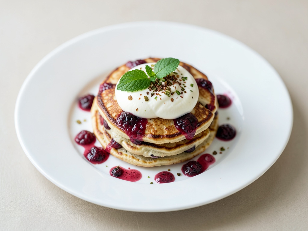 Crepine alle bacche con panna