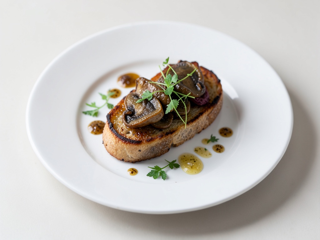 Crostini ai Funghi Porcini all'Aglio