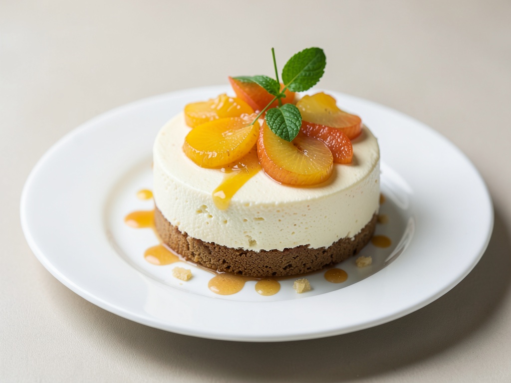 Torta alla pesca e mascarpone