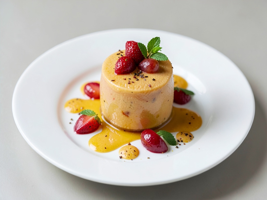 Bowl di pesca fruttata