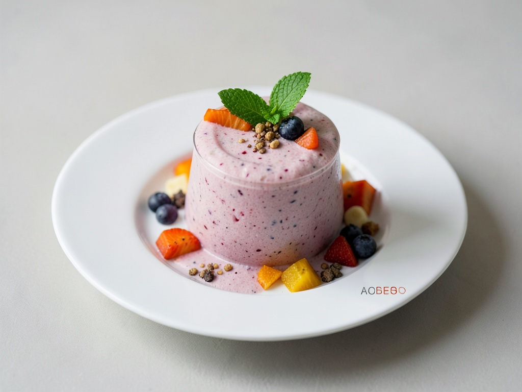 Frullato cremoso alla pesca