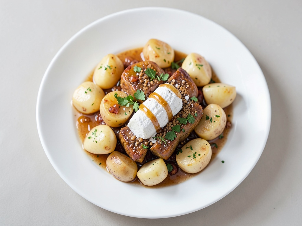Pide croustillant aux pommes de terre