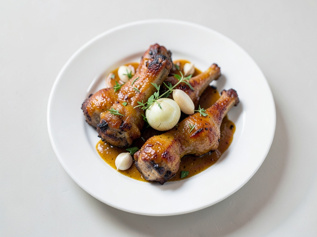 Cosce di pollo speziate al forno