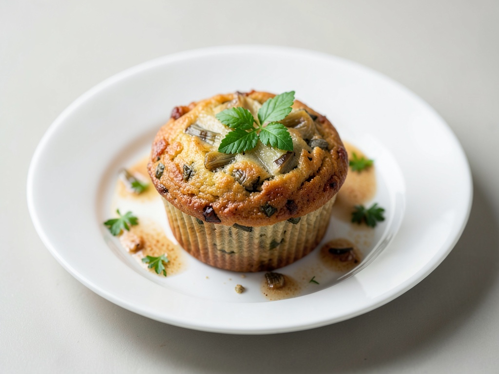 Muffin salati al porro