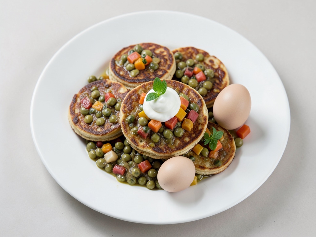 Waffle salate con verdure
