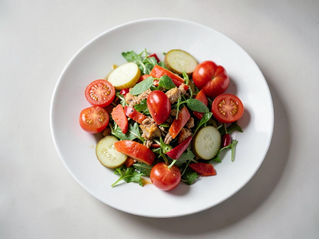 Insalata di melone e cetriolo piccante