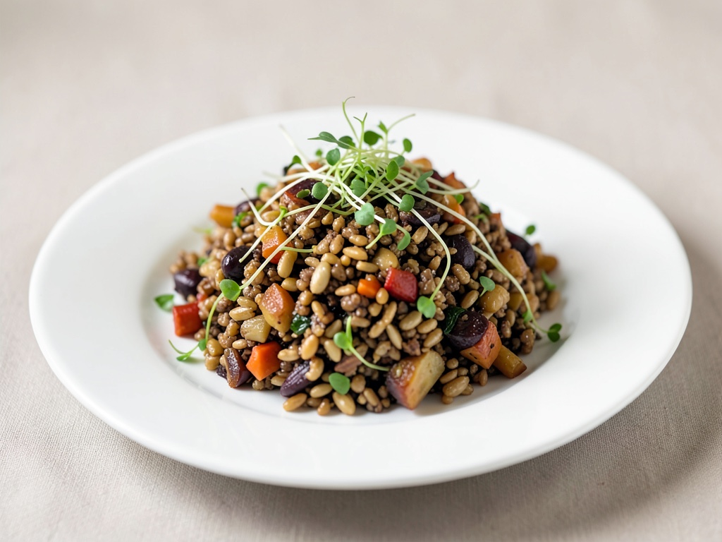 Muesli de Verduras Picante con Brotes