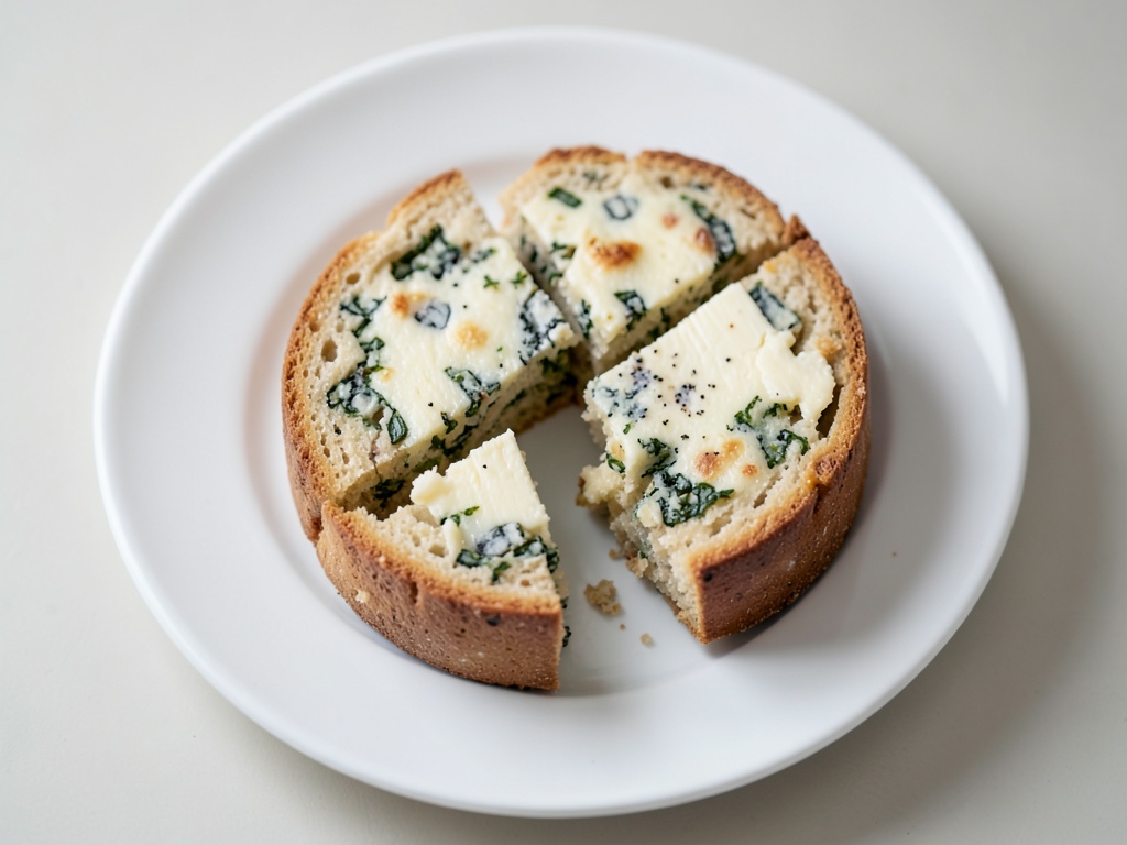 Knuspriger Pilz-Feta-Kuchen