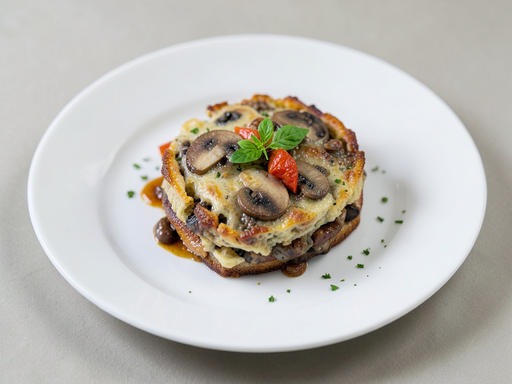Kaiserschmarrn salato con funghi