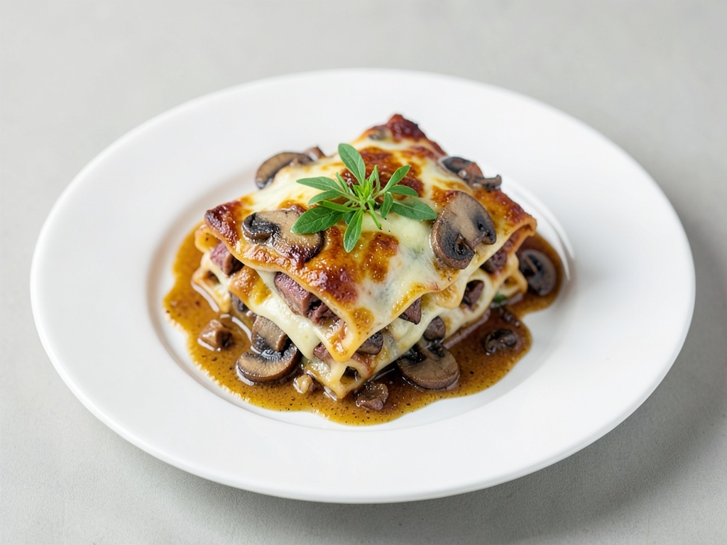Pilz-Lasagne