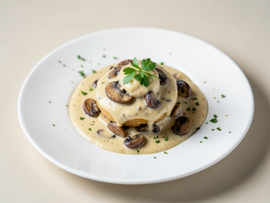 Salsa cremosa ai funghi di bosco