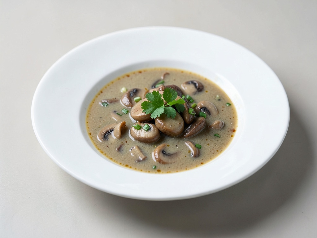 Zuppa asiatica di funghi