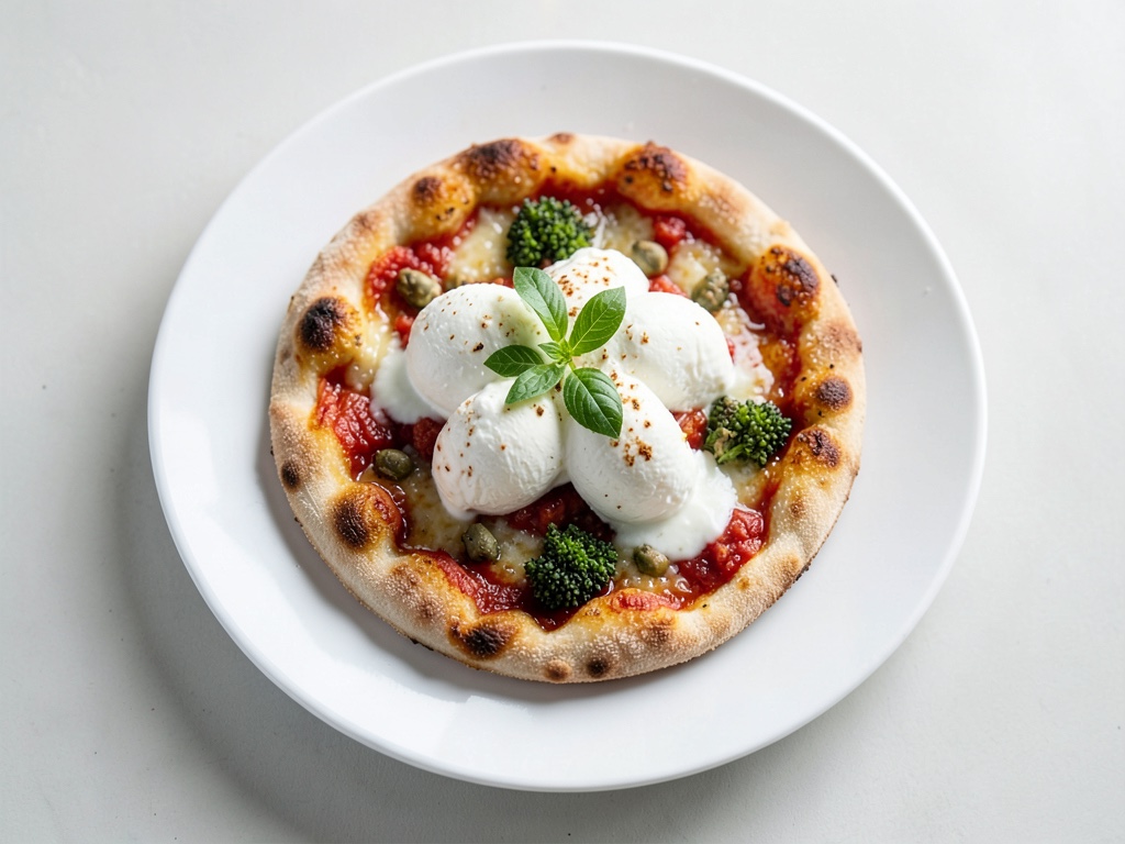 Pinsa con Burrata