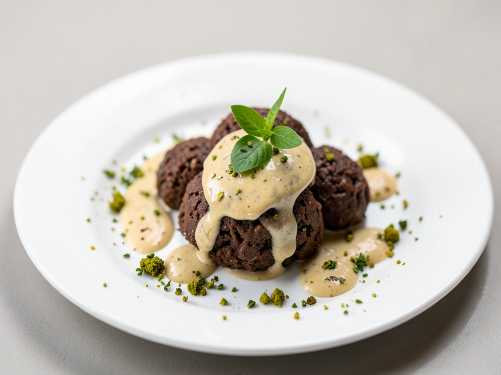 Truffoli cremosi al pistacchio e cioccolato