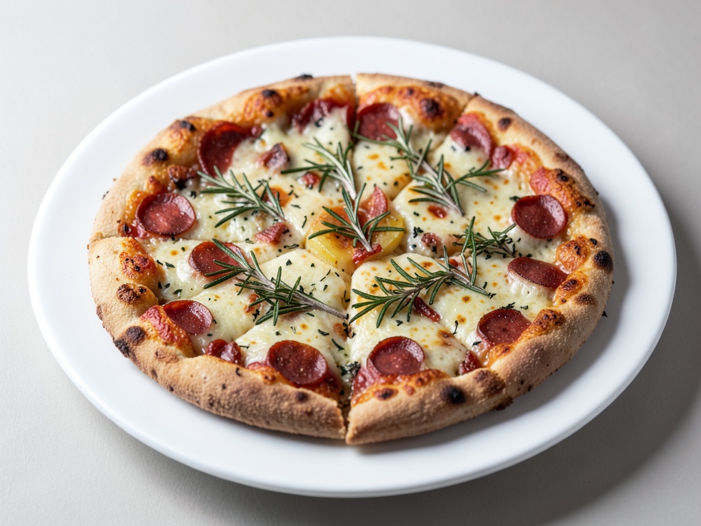 Pizza alla patata e rosmarino