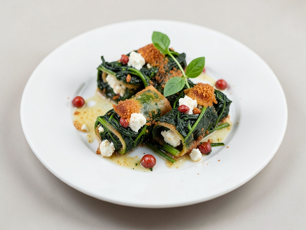 Sacche croccanti di spinaci e feta