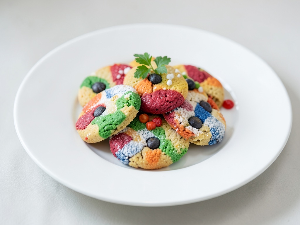 Biscotti di zucchero colorati da appendere