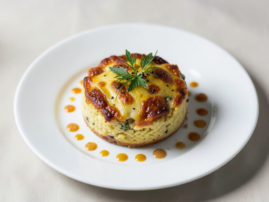 Gratin classique de polenta au fromage