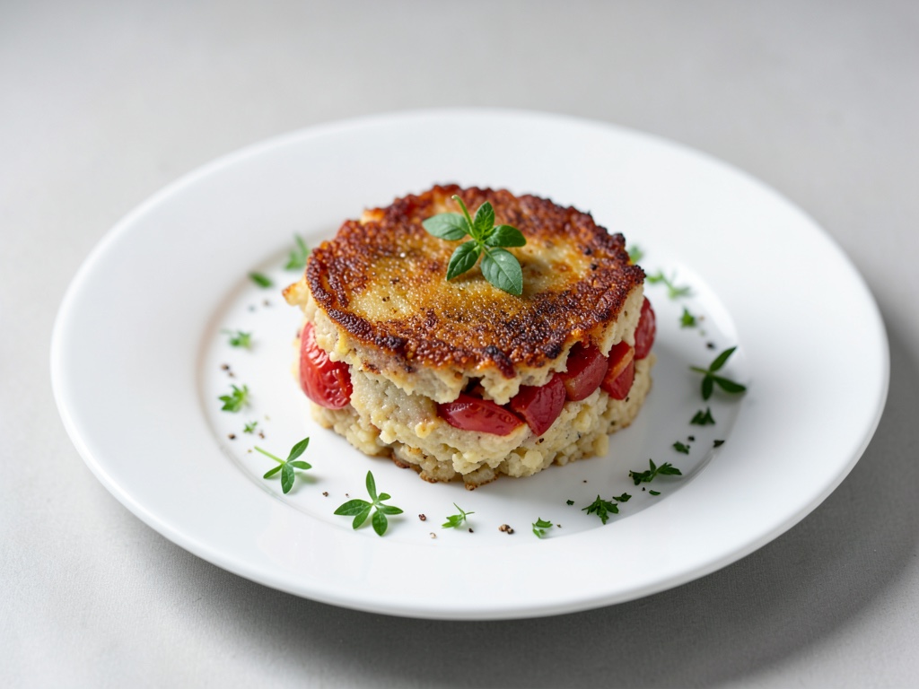 Knuspriges Polenta-Tomaten-Gratin