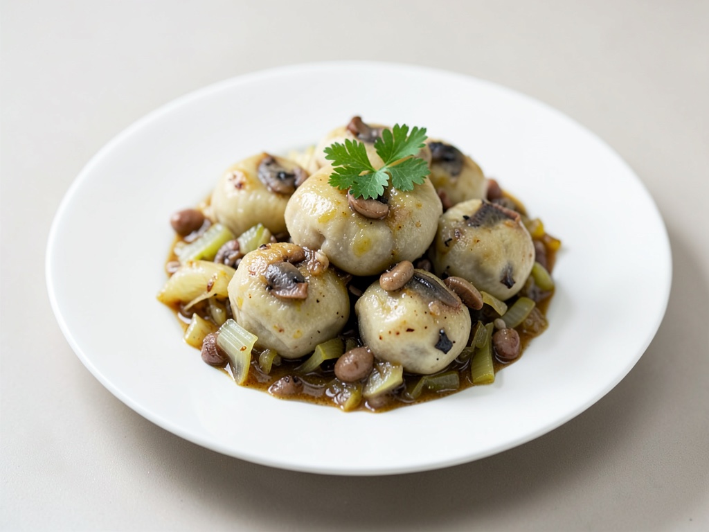 Tortellini polacchi al crauti e funghi