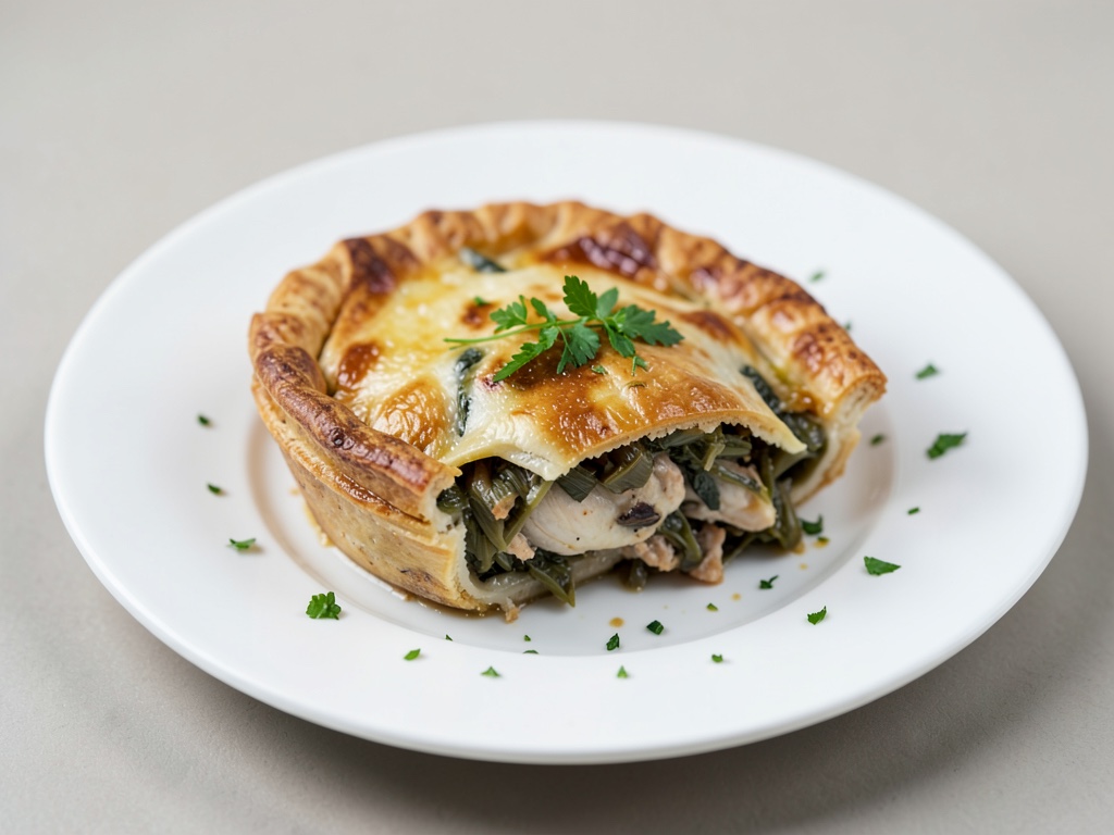 Englische Hähnchen-Lauch-Pasteten