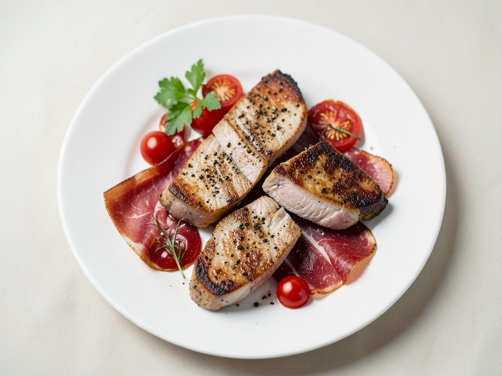 Pollo croccante con peperoni e salvia
