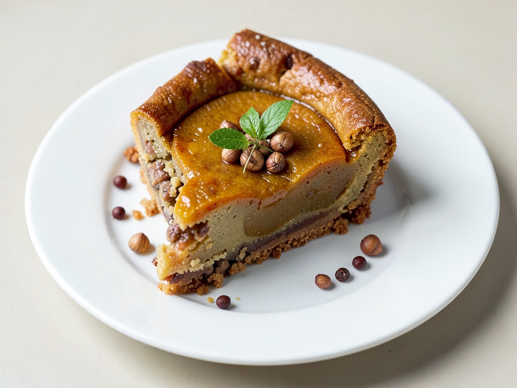 Kürbiskuchen mit Haselnuss-Boden
