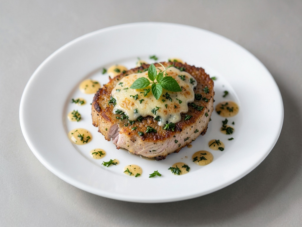 Cotolette di tacchino croccanti con crosta di pangrattato al parmigiano e erbe