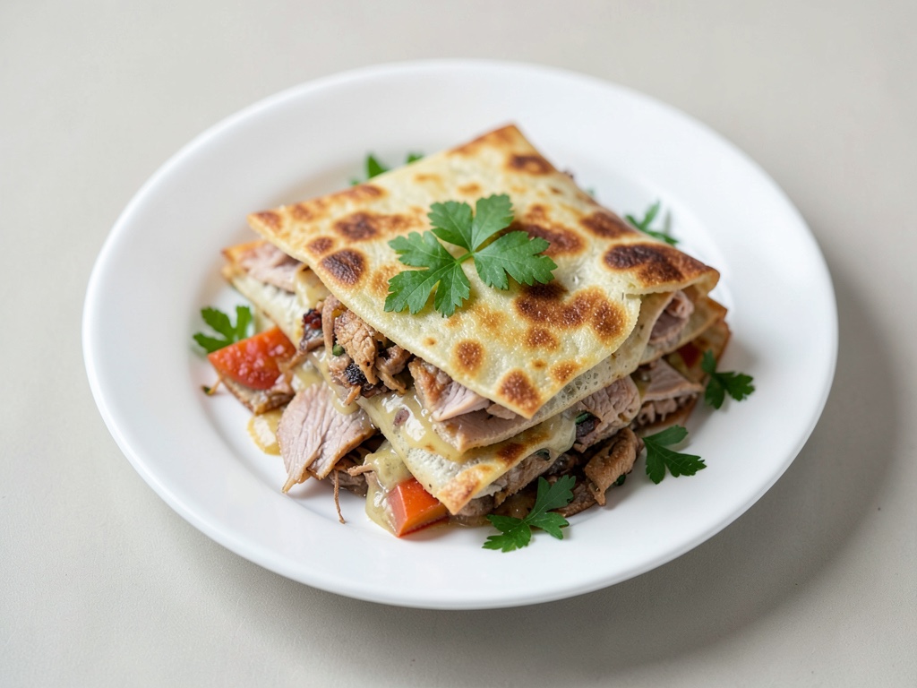 Quesadillas croccanti di tacchino
